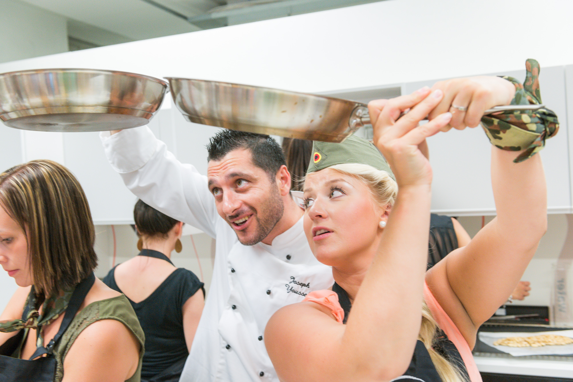 cooking school kitchen